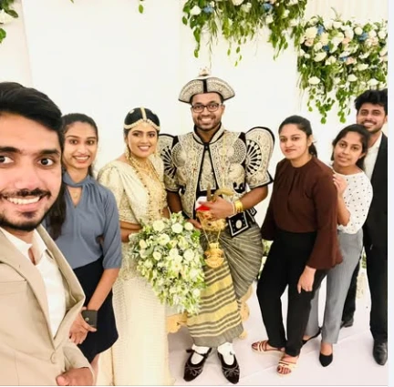 Wedding moment shared by Chohani Hansika Liyanarachchi