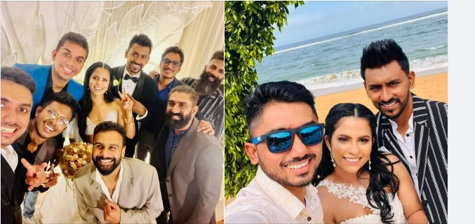 Wedding moment shared by Kaushalya Sachini