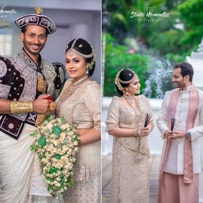Wedding moment shared by Poorni Pathiraja