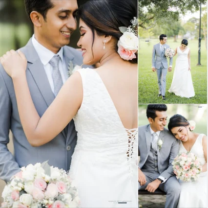 Wedding moment shared by Shashika Edirisinghe