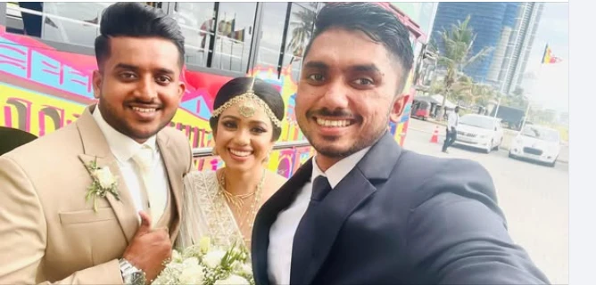 Wedding moment shared by Shenali Tissera
